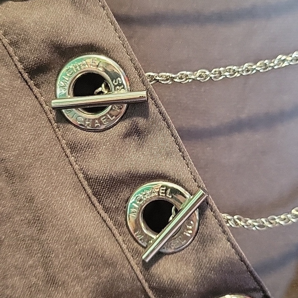 MICHAEL Michael Kors Women's Toggle Chain Gray Tunicin Top Size XS - Picture 3 of 9